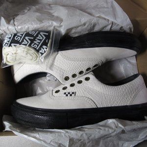 Vans Breana Geering Marshmallow Black 9 Womens 7.5 Mens Skate Era New